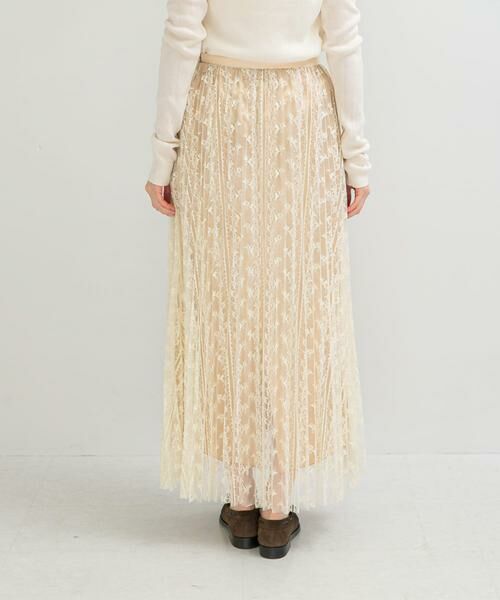 URBAN RESEARCH ROSSO / アーバンリサーチ ロッソ スカート | 2WAYレイヤードレーススカート | 詳細9