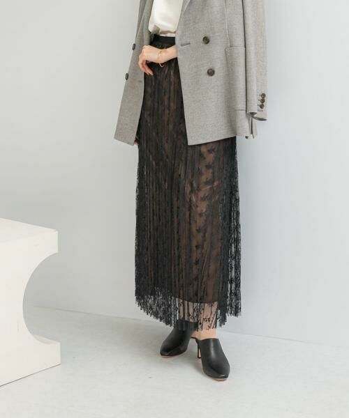 URBAN RESEARCH ROSSO / アーバンリサーチ ロッソ スカート | 2WAYレイヤードレーススカート | 詳細21