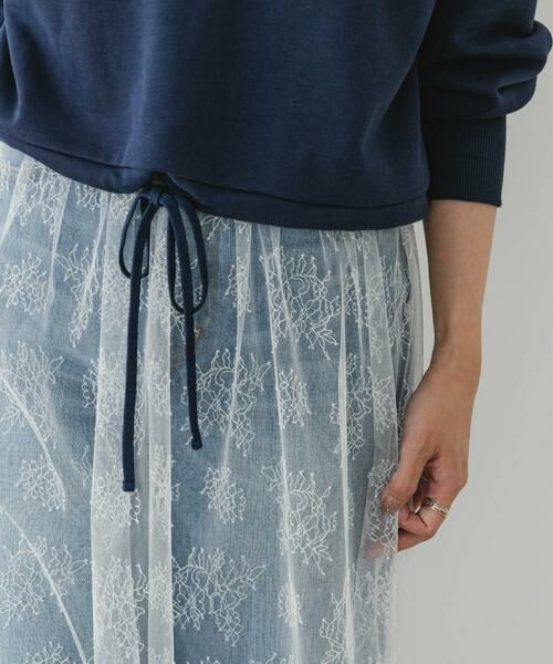 URBAN RESEARCH ROSSO / アーバンリサーチ ロッソ スカート | F by ROSSO　チュールレースレイヤードスカート | 詳細2