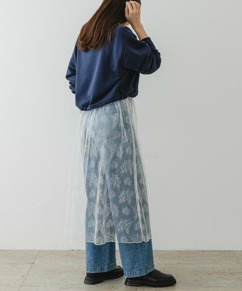 URBAN RESEARCH ROSSO / アーバンリサーチ ロッソ スカート | F by ROSSO　チュールレースレイヤードスカート | 詳細6