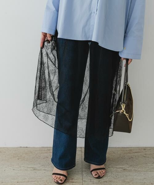 URBAN RESEARCH ROSSO / アーバンリサーチ ロッソ スカート | F by ROSSO　チュールレースレイヤードスカート | 詳細11