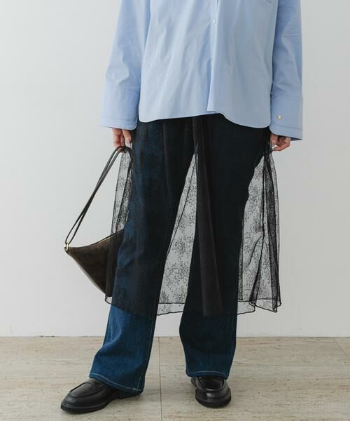 URBAN RESEARCH ROSSO / アーバンリサーチ ロッソ スカート | F by ROSSO　チュールレースレイヤードスカート | 詳細12