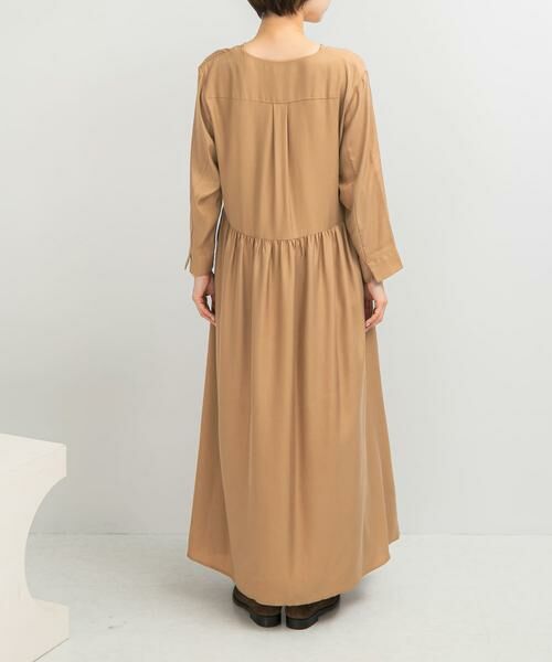 URBAN RESEARCH ROSSO / アーバンリサーチ ロッソ ワンピース | キュプラ混フィブリルギャザーワンピース | 詳細16