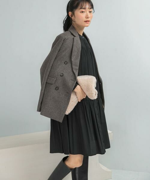 URBAN RESEARCH ROSSO / アーバンリサーチ ロッソ ワンピース | シャドーチェックミニワンピース | 詳細1