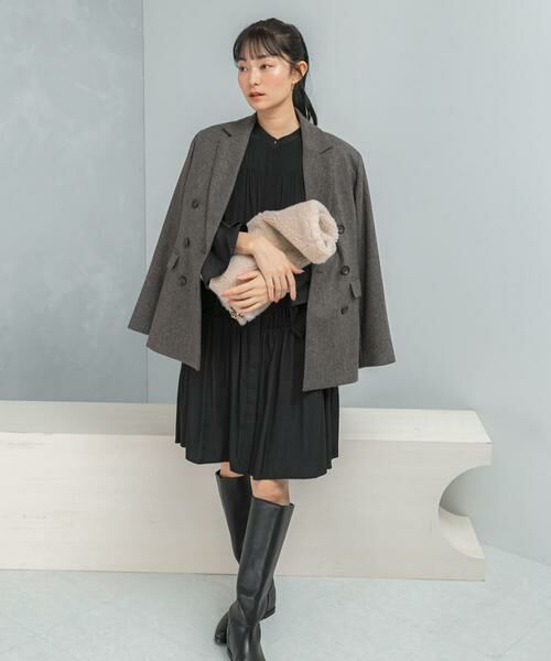 URBAN RESEARCH ROSSO / アーバンリサーチ ロッソ ワンピース | シャドーチェックミニワンピース | 詳細2