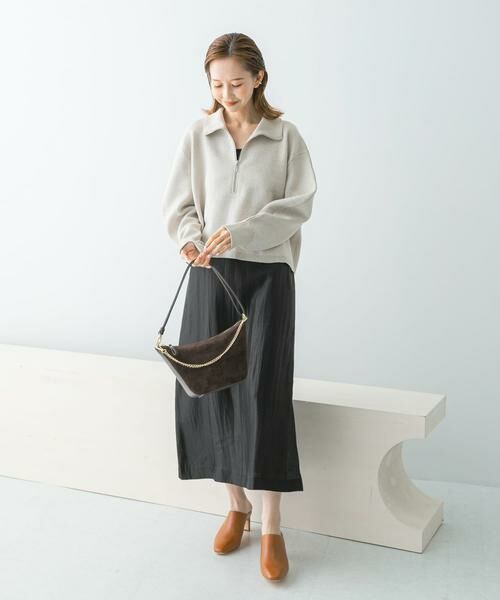 URBAN RESEARCH ROSSO / アーバンリサーチ ロッソ ワンピース | シアー×ラインストーンレイヤードワンピース | 詳細5