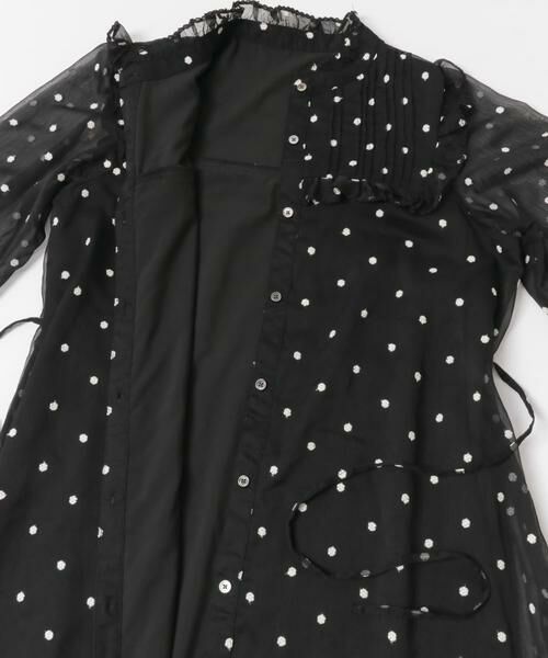 URBAN RESEARCH ROSSO / アーバンリサーチ ロッソ ワンピース | 『WEB限定』フラワー刺繍フリルネックワンピース | 詳細15