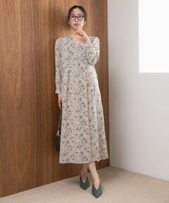 URBAN RESEARCH ROSSO / アーバンリサーチ ロッソ ワンピース | F by ROSSO　フラワープリントパフスリーブワンピース