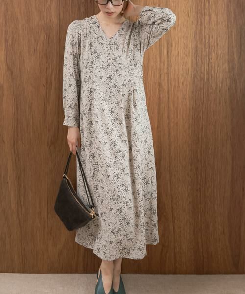 URBAN RESEARCH ROSSO / アーバンリサーチ ロッソ ワンピース | F by ROSSO　フラワープリントパフスリーブワンピース | 詳細3