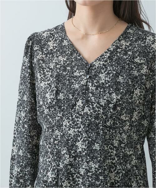 URBAN RESEARCH ROSSO / アーバンリサーチ ロッソ ワンピース | F by ROSSO　フラワープリントパフスリーブワンピース | 詳細21