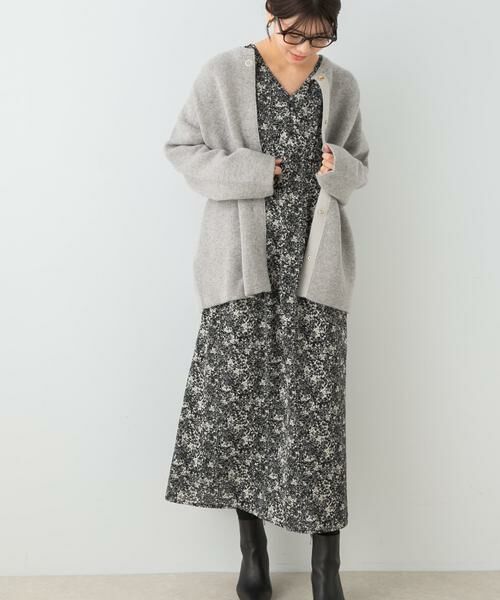 URBAN RESEARCH ROSSO / アーバンリサーチ ロッソ ワンピース | F by ROSSO　フラワープリントパフスリーブワンピース | 詳細13