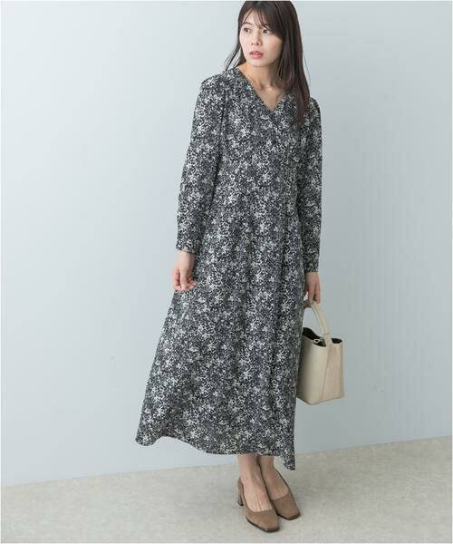 URBAN RESEARCH ROSSO / アーバンリサーチ ロッソ ワンピース | F by ROSSO　フラワープリントパフスリーブワンピース | 詳細14