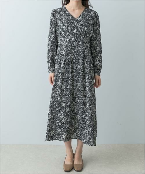 URBAN RESEARCH ROSSO / アーバンリサーチ ロッソ ワンピース | F by ROSSO　フラワープリントパフスリーブワンピース | 詳細18