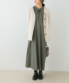 URBAN RESEARCH ROSSO / アーバンリサーチ ロッソ ワンピース | F by ROSSO　チェックリボンシャツワンピース