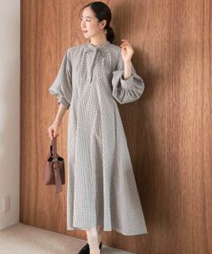 URBAN RESEARCH ROSSO / アーバンリサーチ ロッソ ワンピース | F by ROSSO　チェックリボンシャツワンピース