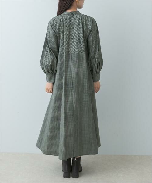 URBAN RESEARCH ROSSO / アーバンリサーチ ロッソ ワンピース | F by ROSSO　チェックリボンシャツワンピース | 詳細10