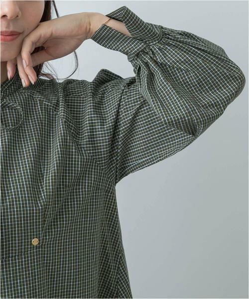 URBAN RESEARCH ROSSO / アーバンリサーチ ロッソ ワンピース | F by ROSSO　チェックリボンシャツワンピース | 詳細12