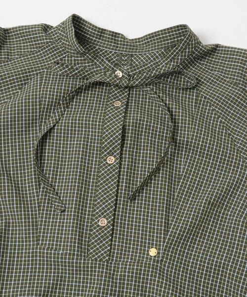 URBAN RESEARCH ROSSO / アーバンリサーチ ロッソ ワンピース | F by ROSSO　チェックリボンシャツワンピース | 詳細15