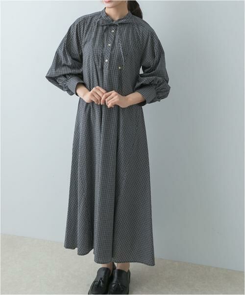 URBAN RESEARCH ROSSO / アーバンリサーチ ロッソ ワンピース | F by ROSSO　チェックリボンシャツワンピース | 詳細21