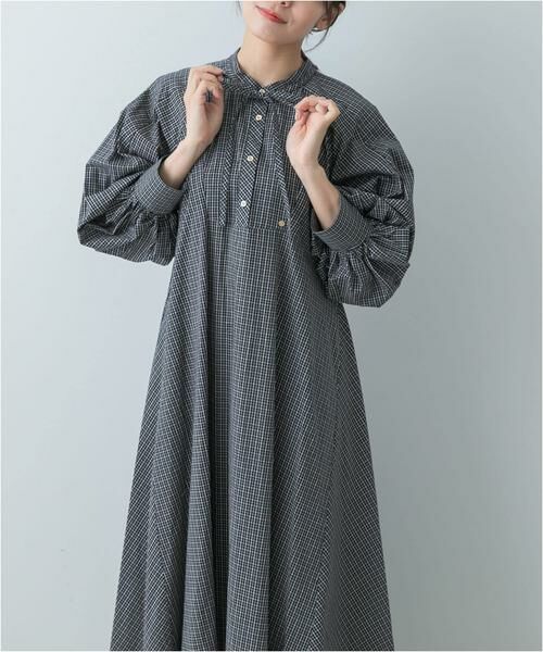 URBAN RESEARCH ROSSO / アーバンリサーチ ロッソ ワンピース | F by ROSSO　チェックリボンシャツワンピース | 詳細22