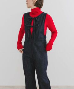 URBAN RESEARCH ROSSO / アーバンリサーチ ロッソ サロペット・オールインワン | F by ROSSO　デニムリボンオールインワン