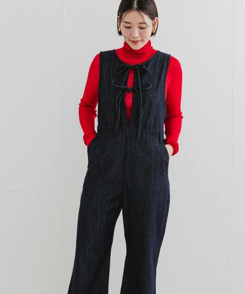 URBAN RESEARCH ROSSO / アーバンリサーチ ロッソ サロペット・オールインワン | F by ROSSO　デニムリボンオールインワン | 詳細1