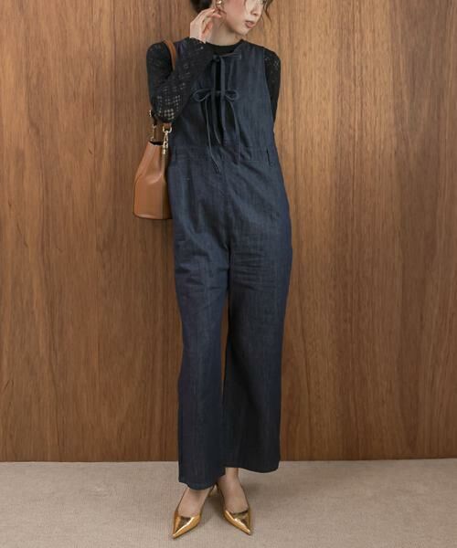 URBAN RESEARCH ROSSO / アーバンリサーチ ロッソ サロペット・オールインワン | F by ROSSO　デニムリボンオールインワン | 詳細4