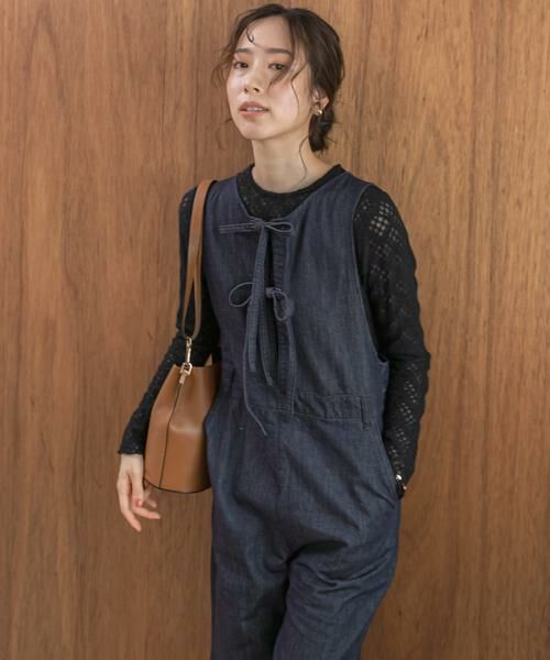 URBAN RESEARCH ROSSO / アーバンリサーチ ロッソ サロペット・オールインワン | F by ROSSO　デニムリボンオールインワン | 詳細6