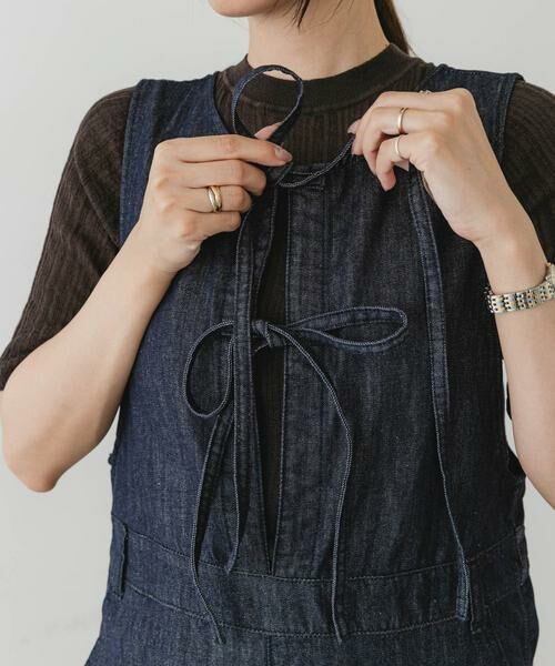 URBAN RESEARCH ROSSO / アーバンリサーチ ロッソ サロペット・オールインワン | F by ROSSO　デニムリボンオールインワン | 詳細8