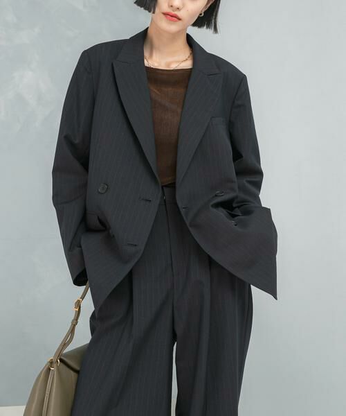 URBAN RESEARCH ROSSO / アーバンリサーチ ロッソ その他アウター | ウール混防シワテーラードジャケット | 詳細1