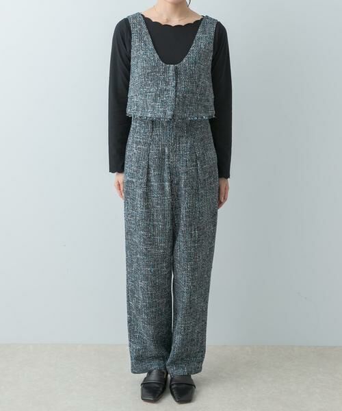 URBAN RESEARCH ROSSO / アーバンリサーチ ロッソ セットアップ | F by ROSSO　ツイードビスチェ+ワイドパンツ | 詳細11