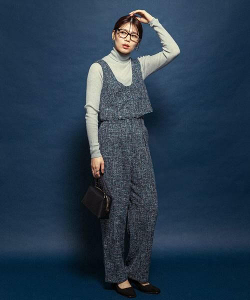 URBAN RESEARCH ROSSO / アーバンリサーチ ロッソ セットアップ | F by ROSSO　ツイードビスチェ+ワイドパンツ | 詳細3