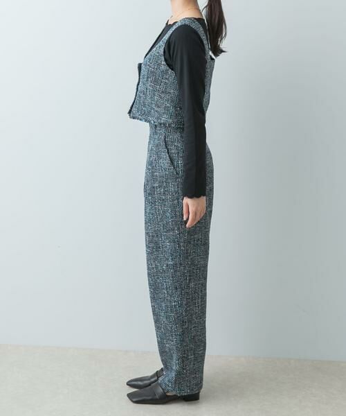 URBAN RESEARCH ROSSO / アーバンリサーチ ロッソ セットアップ | F by ROSSO　ツイードビスチェ+ワイドパンツ | 詳細8