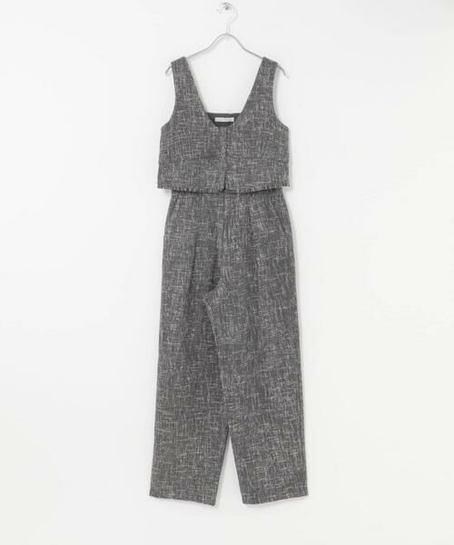 URBAN RESEARCH ROSSO / アーバンリサーチ ロッソ セットアップ | F by ROSSO　ツイードビスチェ+ワイドパンツ | 詳細27