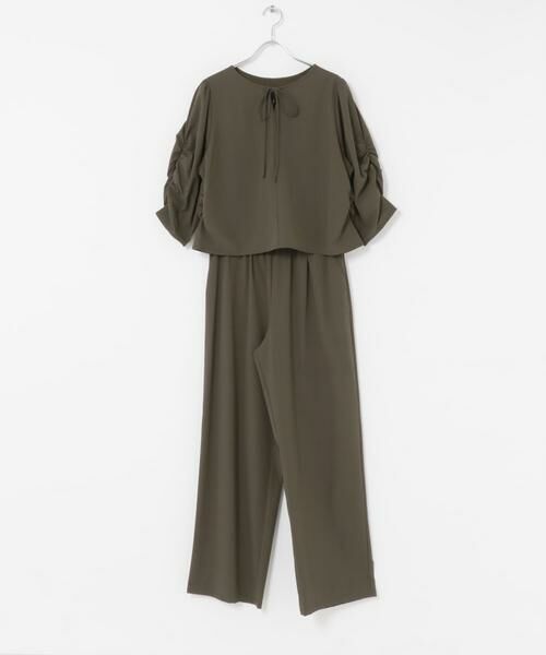 URBAN RESEARCH ROSSO / アーバンリサーチ ロッソ セットアップ | F by ROSSO　撥水ストレッチブラウス+イージーパンツ | 詳細9