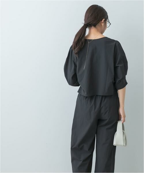 URBAN RESEARCH ROSSO / アーバンリサーチ ロッソ セットアップ | F by ROSSO　撥水ストレッチブラウス+イージーパンツ | 詳細20