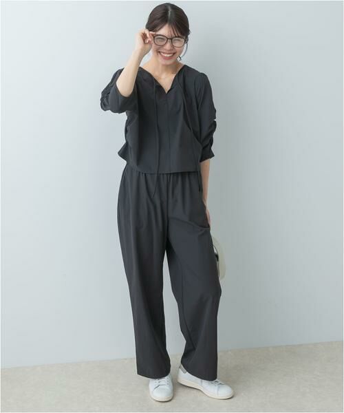 URBAN RESEARCH ROSSO / アーバンリサーチ ロッソ セットアップ | F by ROSSO　撥水ストレッチブラウス+イージーパンツ | 詳細22