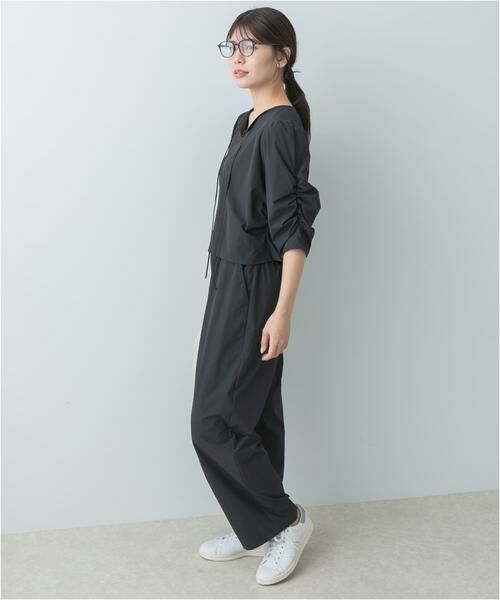 URBAN RESEARCH ROSSO / アーバンリサーチ ロッソ セットアップ | F by ROSSO　撥水ストレッチブラウス+イージーパンツ | 詳細23