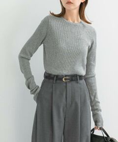 URBAN RESEARCH ROSSO / アーバンリサーチ ロッソ ニット・セーター | シルク混リブデザインニット