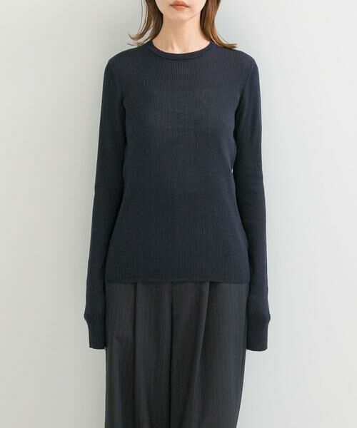 URBAN RESEARCH ROSSO / アーバンリサーチ ロッソ ニット・セーター | シルク混リブデザインニット | 詳細3