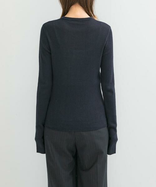 URBAN RESEARCH ROSSO / アーバンリサーチ ロッソ ニット・セーター | シルク混リブデザインニット | 詳細5
