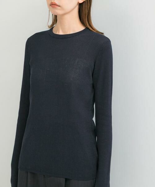 URBAN RESEARCH ROSSO / アーバンリサーチ ロッソ ニット・セーター | シルク混リブデザインニット | 詳細6