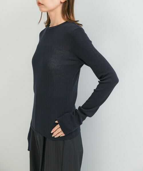 URBAN RESEARCH ROSSO / アーバンリサーチ ロッソ ニット・セーター | シルク混リブデザインニット | 詳細8