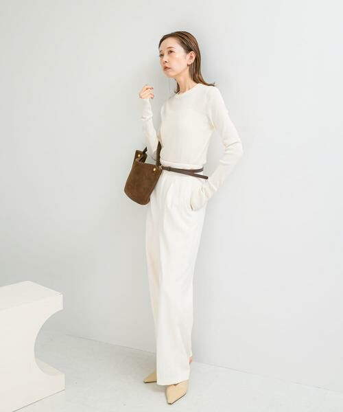 URBAN RESEARCH ROSSO / アーバンリサーチ ロッソ ニット・セーター | シルク混リブデザインニット | 詳細16