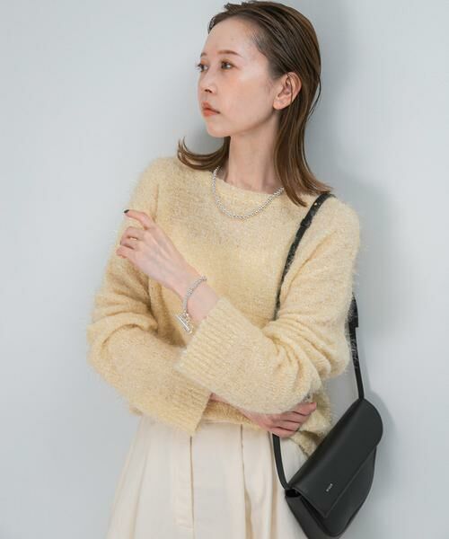 URBAN RESEARCH ROSSO / アーバンリサーチ ロッソ ニット・セーター | ラメシャギーニットプルオーバー | 詳細1