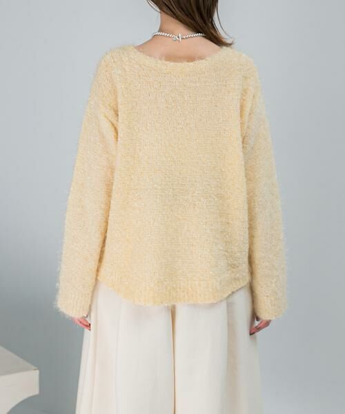 URBAN RESEARCH ROSSO / アーバンリサーチ ロッソ ニット・セーター | ラメシャギーニットプルオーバー | 詳細6