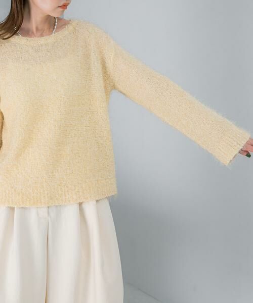 URBAN RESEARCH ROSSO / アーバンリサーチ ロッソ ニット・セーター | ラメシャギーニットプルオーバー | 詳細7