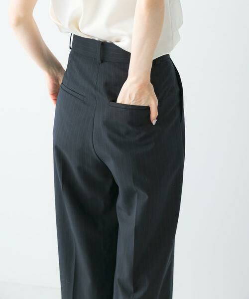 URBAN RESEARCH ROSSO / アーバンリサーチ ロッソ その他パンツ | ウール混防シワハイウエストワイドスラックス | 詳細7