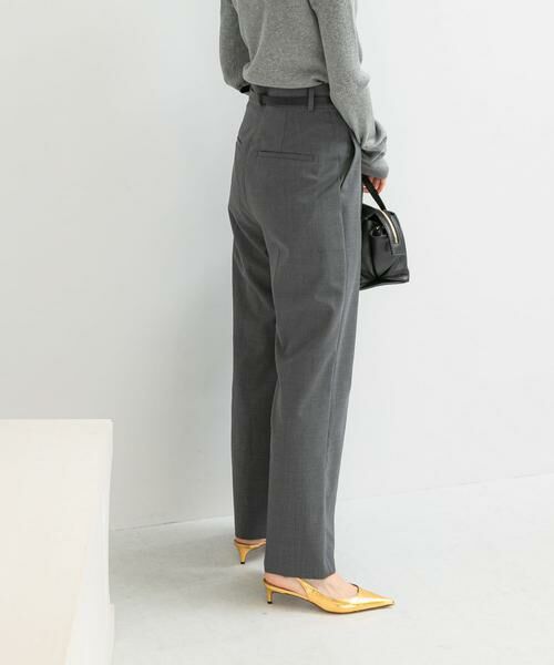 URBAN RESEARCH ROSSO / アーバンリサーチ ロッソ その他パンツ | ウール混防シワハイウエストワイドスラックス | 詳細25