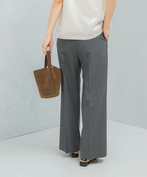 URBAN RESEARCH ROSSO / アーバンリサーチ ロッソ その他パンツ | ウール混防シワハイウエストワイドスラックス | 詳細28